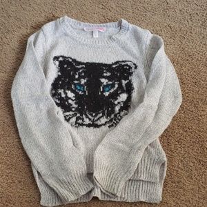 ⭐SALE 4/$20⭐ Girls grey sweater sz 10/12